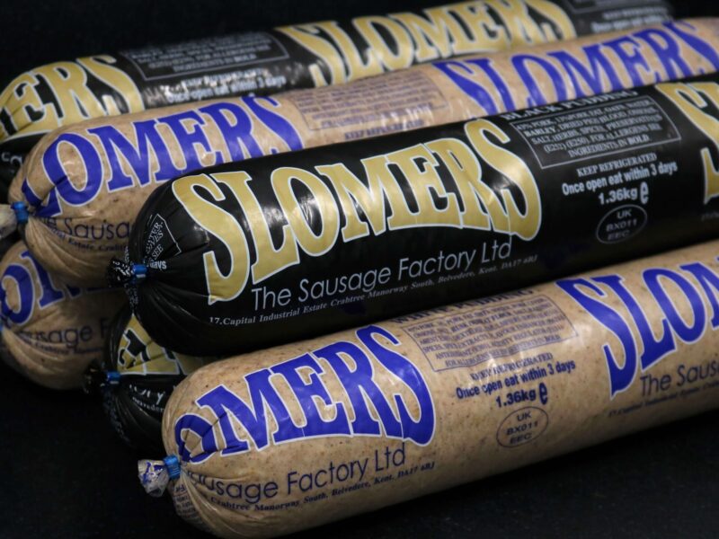 Slomers Sausage Factory Ltd | Traditional pork sausage | Traditional pork with fine herbs | Cumberland sausage