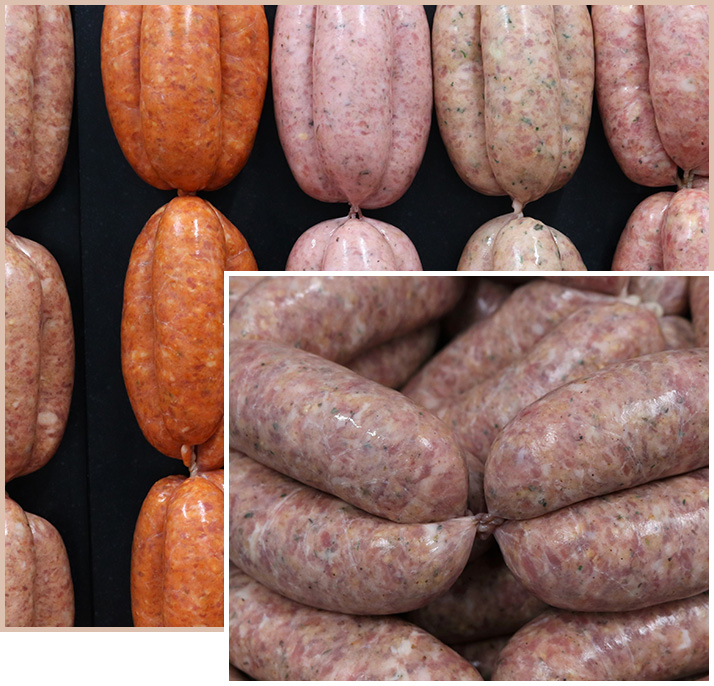 Slomers Sausage Factory Ltd | Traditional pork sausage | Traditional pork with fine herbs | Cumberland sausage